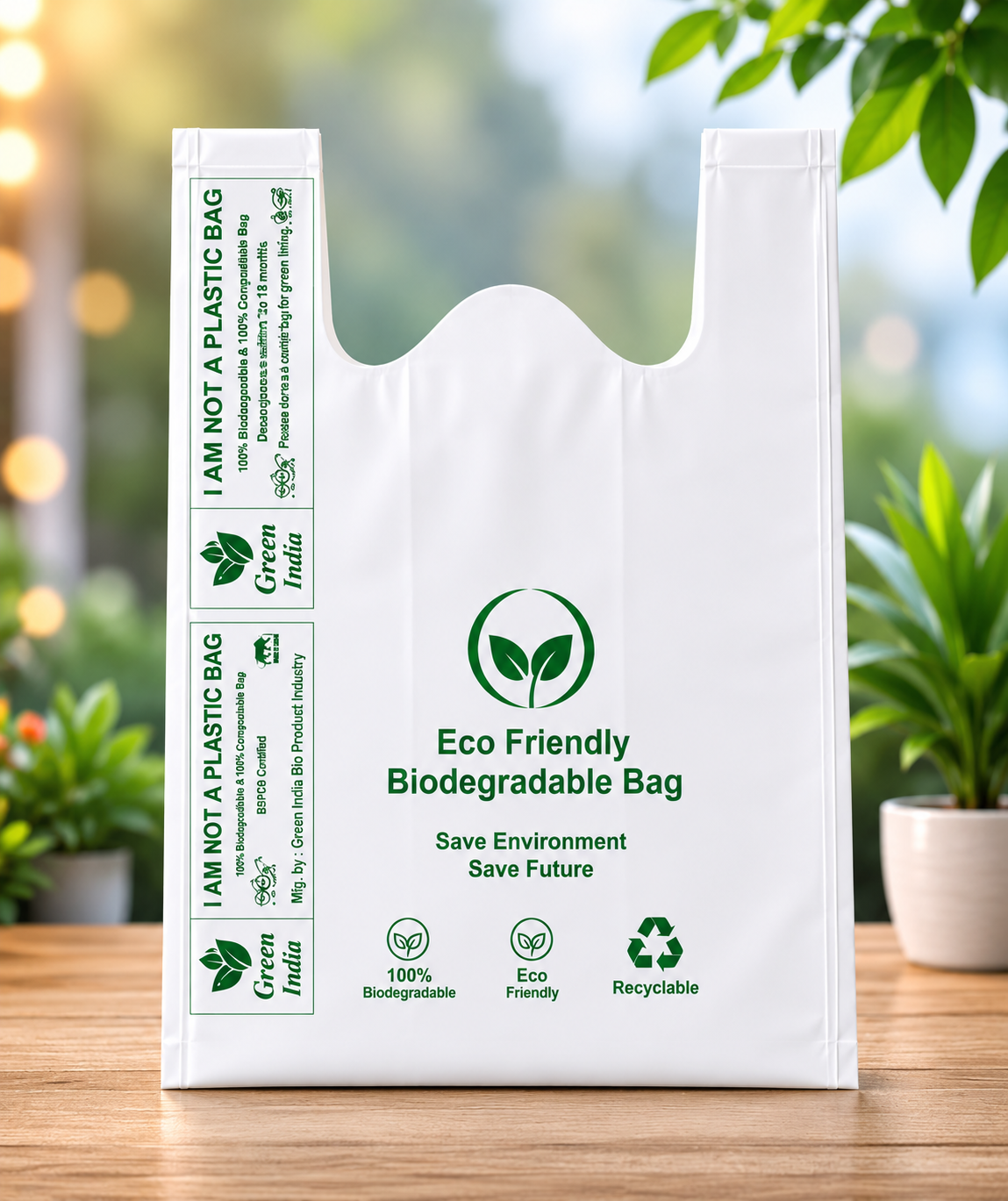 W Cut Carry Bag by Green India Bio